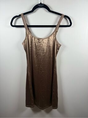 LASENZA | Vintage Bronze Stretch Slip Size M